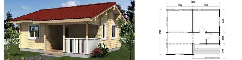 Modelo Oslo casa de madera